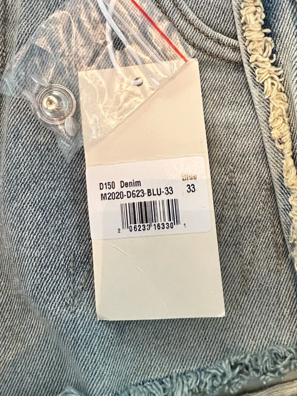MNML Light Blue Distressed Skinny Jeans with Side Stripe